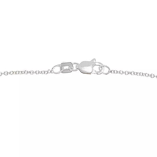 EFFYÂ® London Blue Topaz (12-7/8 Ct. T.W.) & Diamond (1/5 Ct. T.W.) 18" Pendant Necklace in 14K White Gold